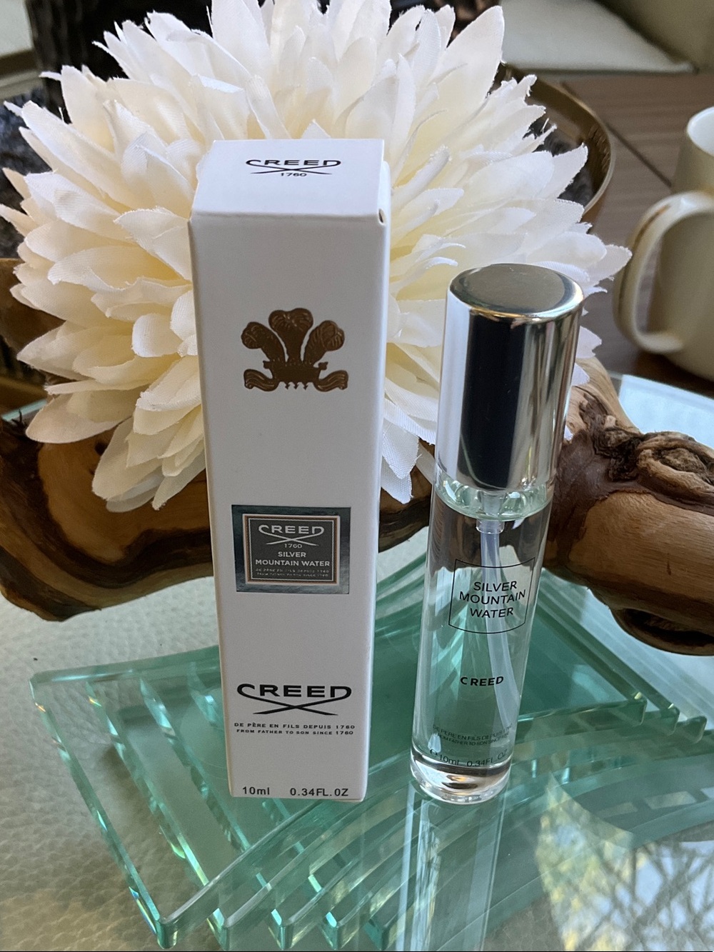 Creed Silver Mountain Fragrance 10ml. .34 oz